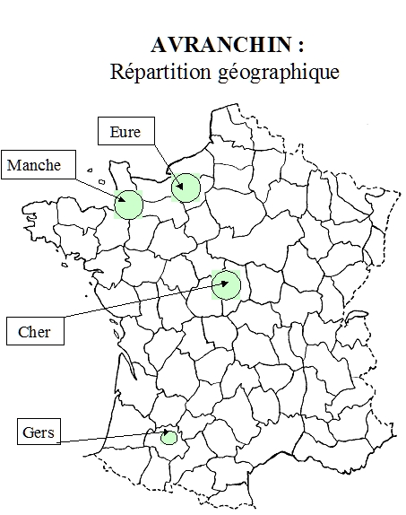 Carte avranchin