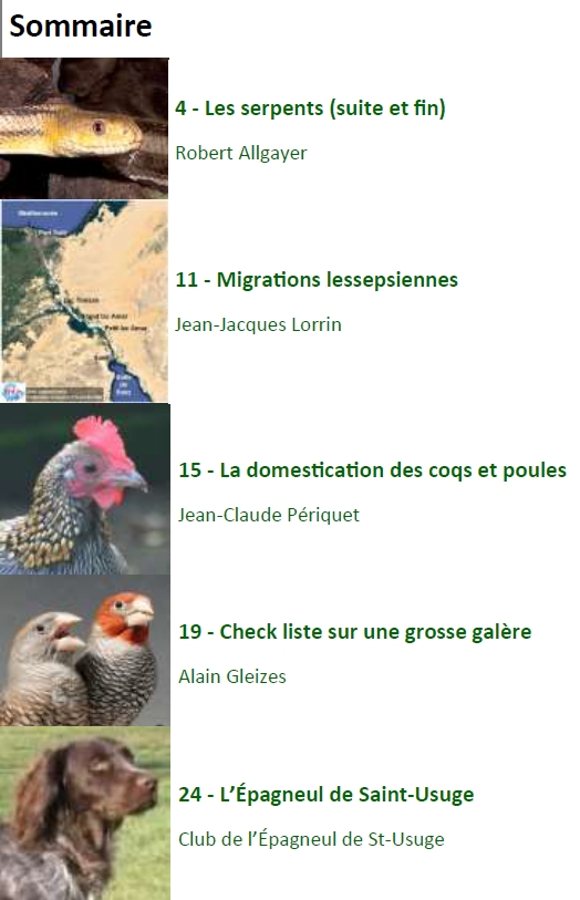 Sommaire 01 21